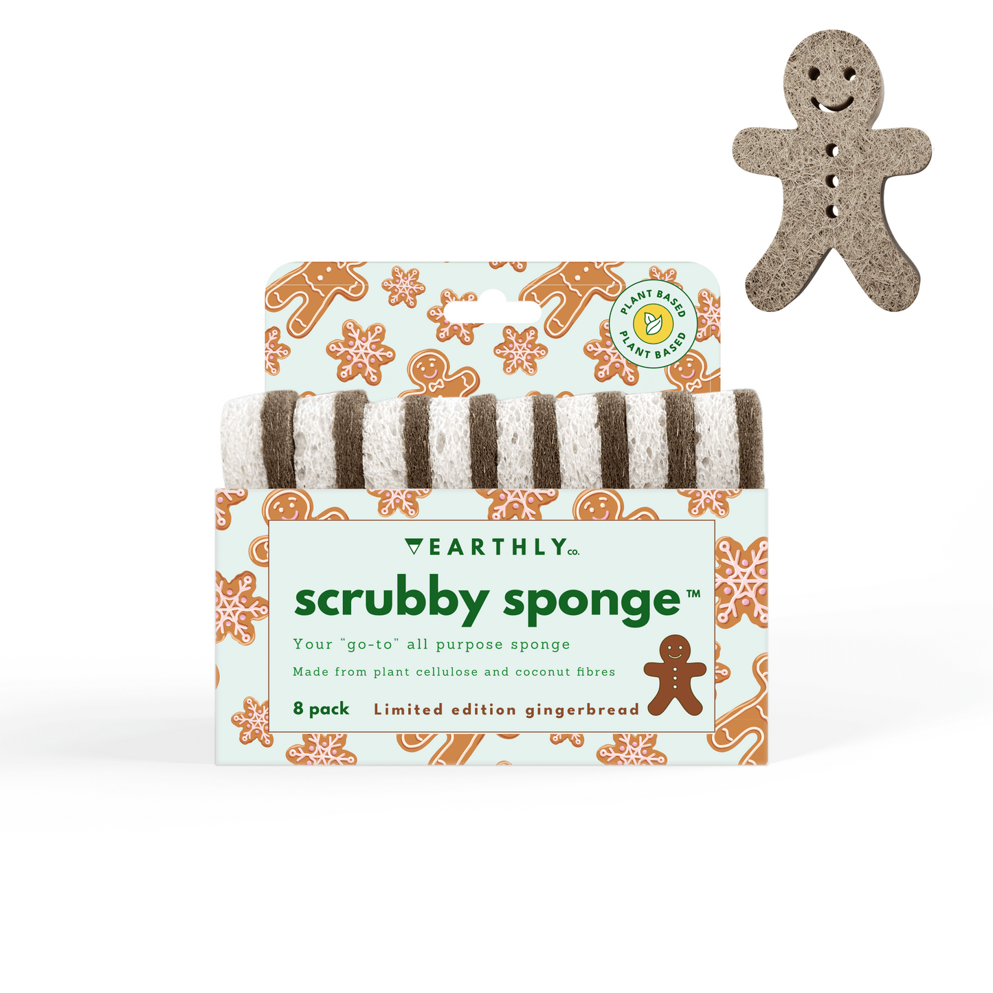 Scrubby Sponge™ - Gingerbread