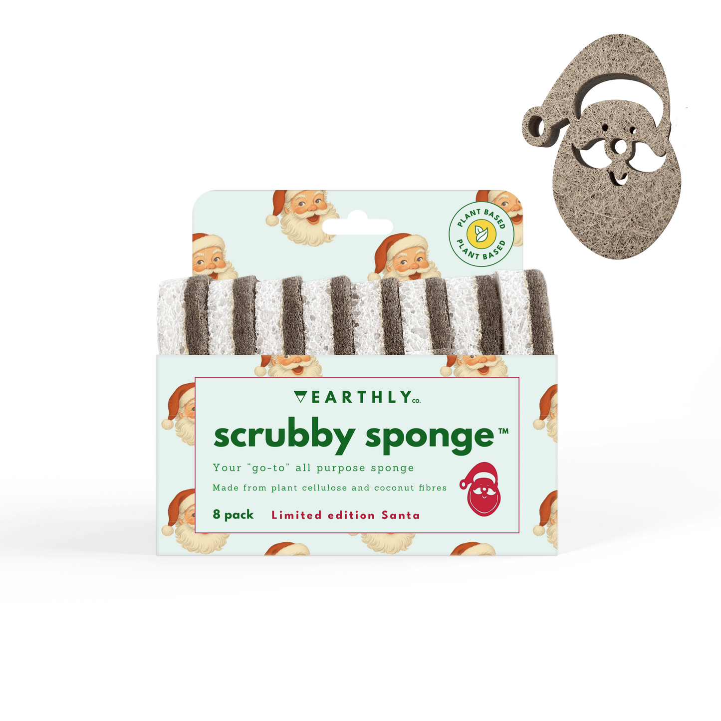 Scrubby Sponge™ - Santa